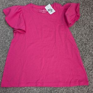 Crewcuts Vibrant Pink Short Sleeve Kids Tee
